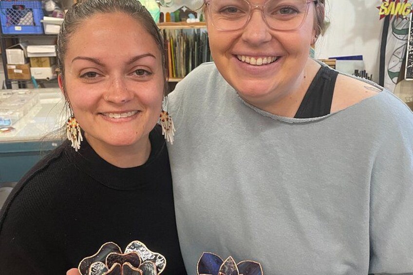 Stained Glass Succulent Workshop 5
