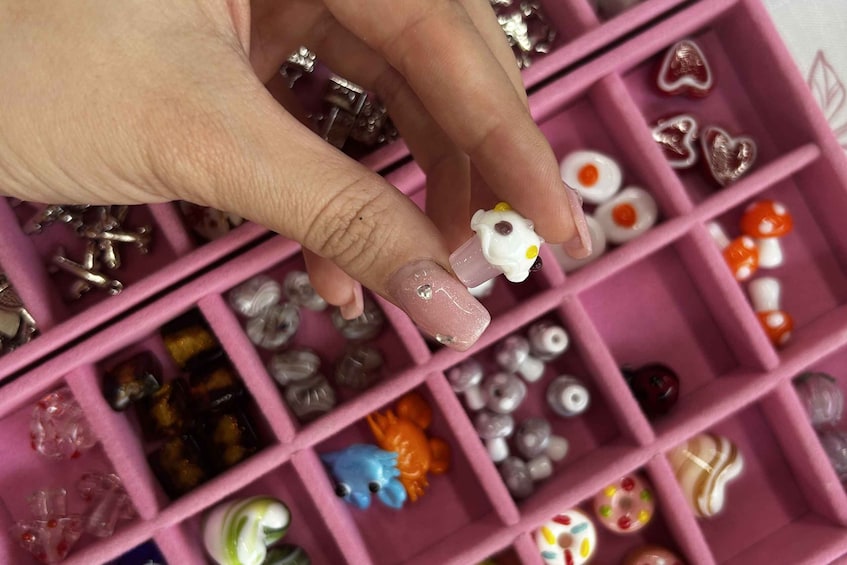 Picture 6 for Activity Varna: Jewellery-Making Workshop with handmade glass charms 3