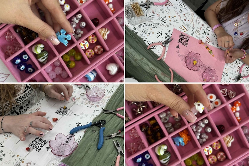 Varna: Jewellery-Making Workshop with handmade glass charms 1