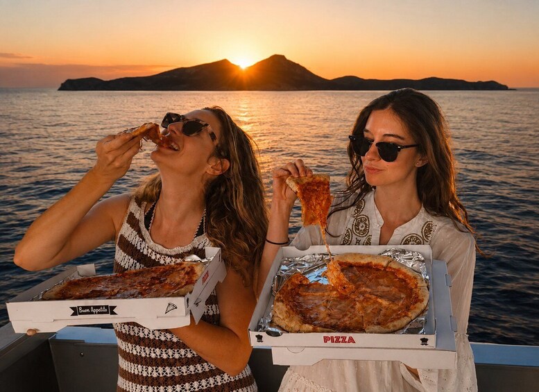 Mallorca: Sunset Pizza Boat Sightseeing Tour Andratx - Dragonera + Snorkeling 1