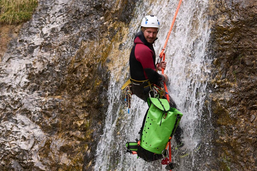 Picture 2 for Activity Bad Goisern: Canyoning tour for beginners and advanced participants in the Salzkammergut 4