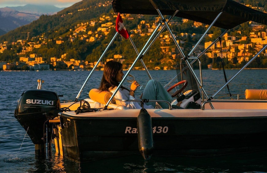 Picture 5 for Activity Lugano Lake: 1 hour Boat Rental 5