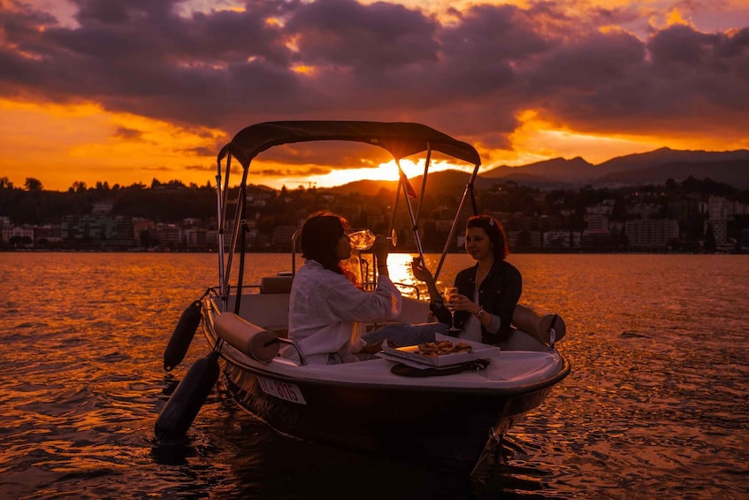 Picture 2 for Activity Lugano Lake: 1 hour Boat Rental 4
