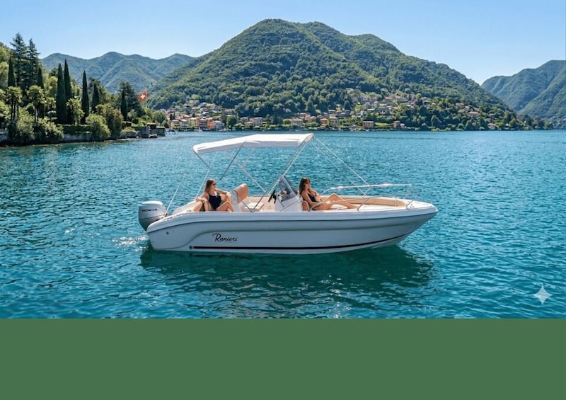 Lugano Lake: 1 hour Boat Rental 1