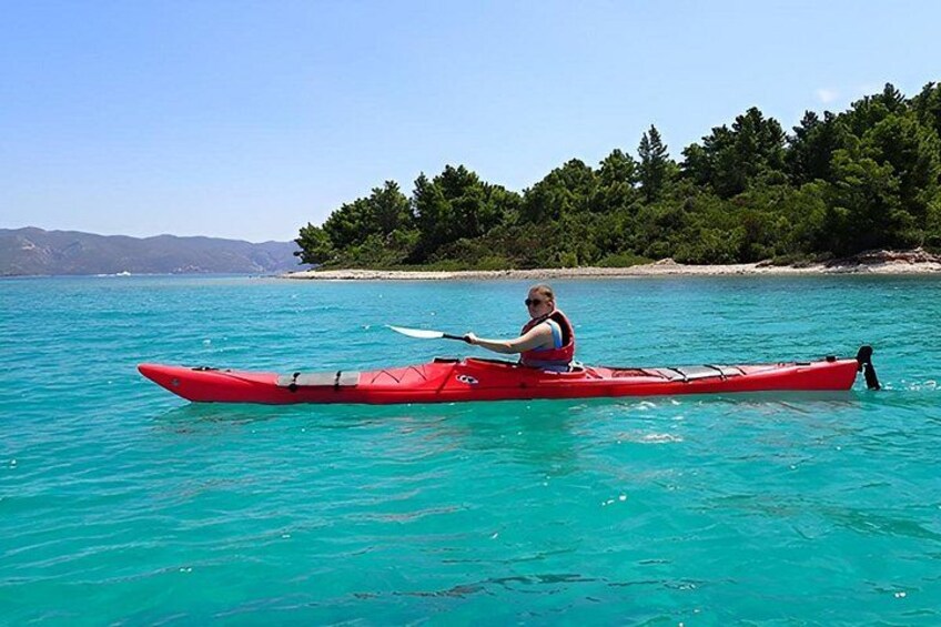 Korcula Half Day Guided Kayak Tour with Local Delicacies 3