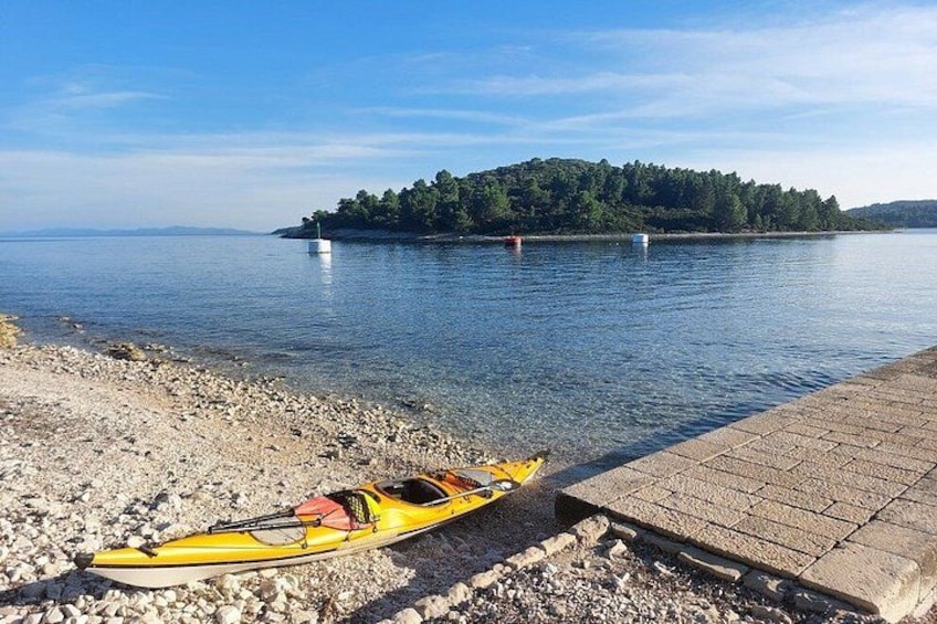 Korcula Half Day Guided Kayak Tour with Local Delicacies 2