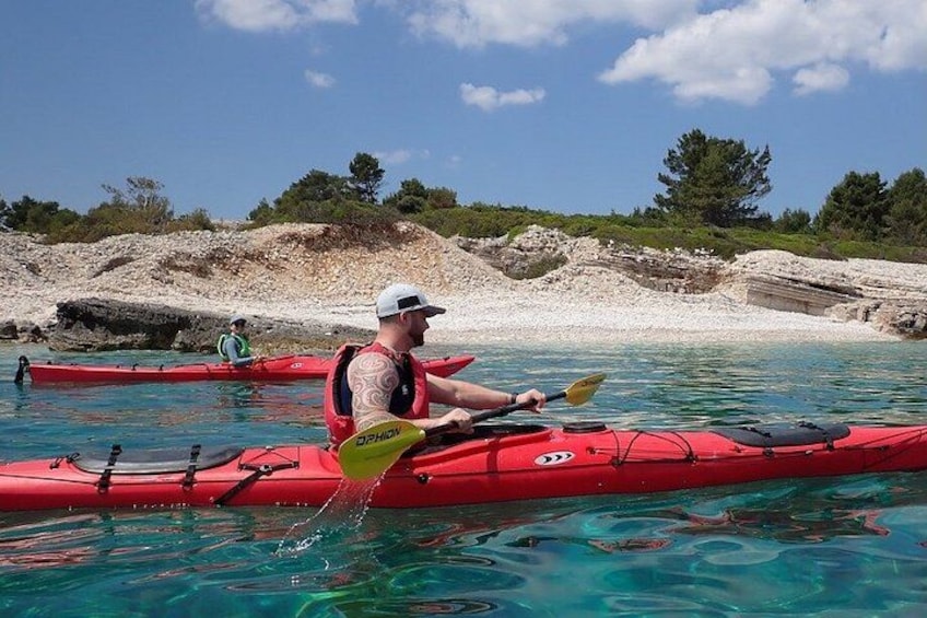 Korcula Half Day Guided Kayak Tour with Local Delicacies 2