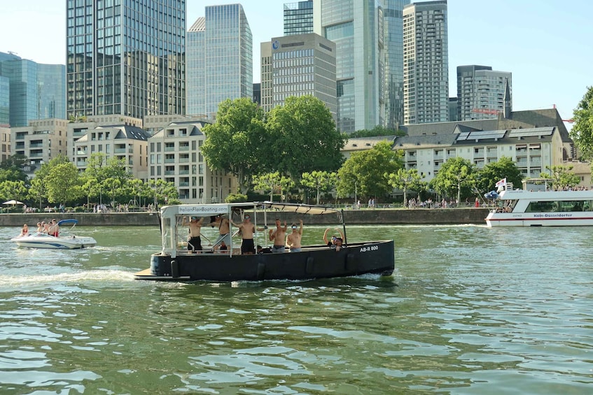 Picture 4 for Activity Frankfurt am Main: Private Boat Cruise with Skyline Views for up to 18 Guests 3