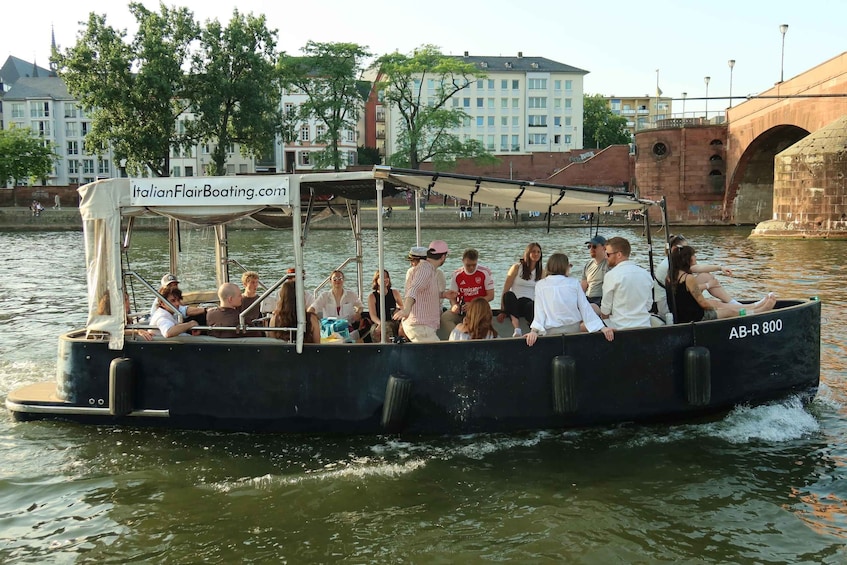 Frankfurt am Main: Private Boat Cruise with Skyline Views for up to 18 Guests 1