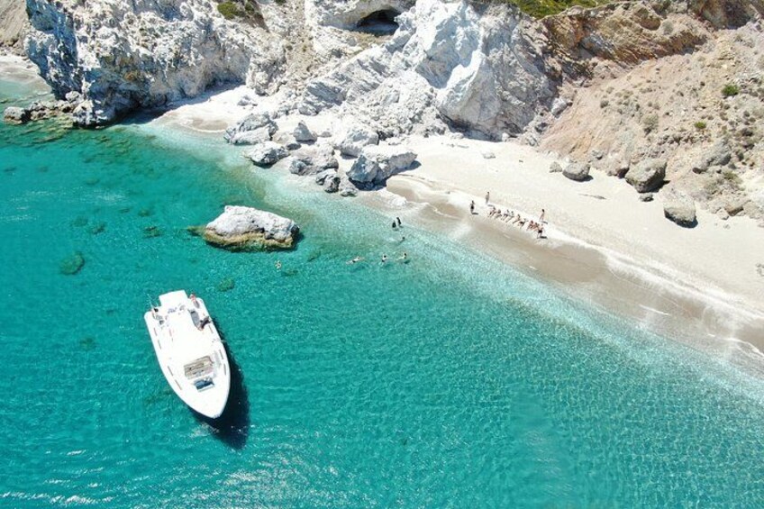 Milos: Half-Day Speedboat Cruise to Kleftiko with snorkeling tour 2