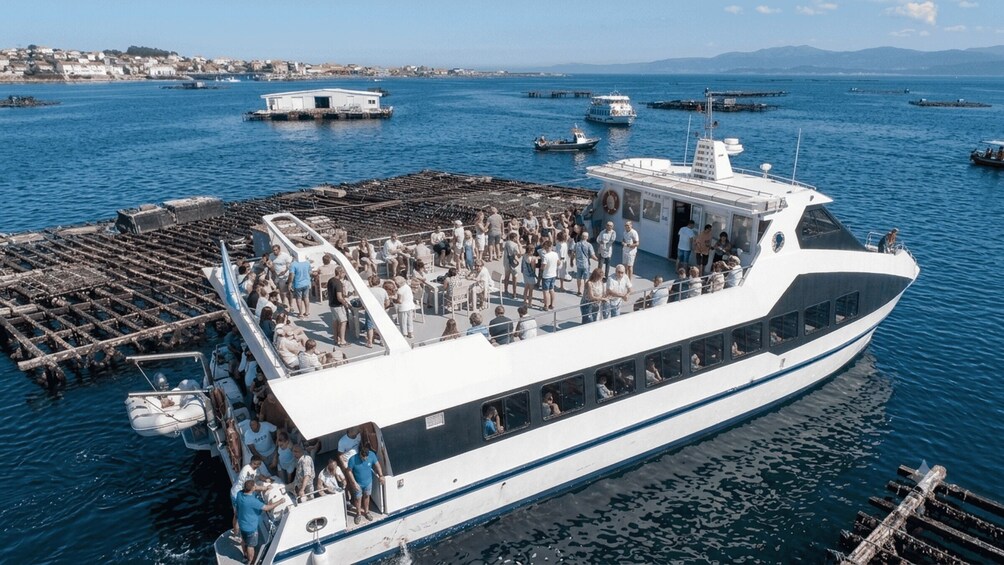Desde Santiago: Tour Rías Baixas con barco y bodega opcional 1