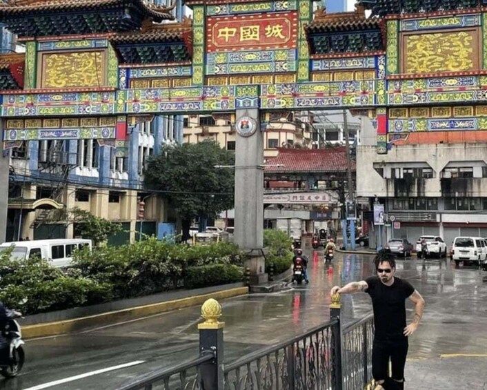A traditional Chinese gate with colorful decorations and a sign that reads "China Gate". 2