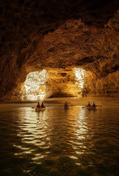 Picture 7 for Activity Algarve: Sunrise Kayak Tour with Breakfast on a Secret Beach 4