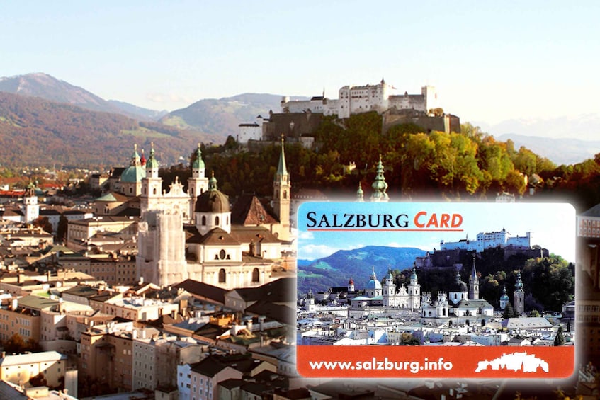 A cityscape with historic architecture and a castle on a hill. 1