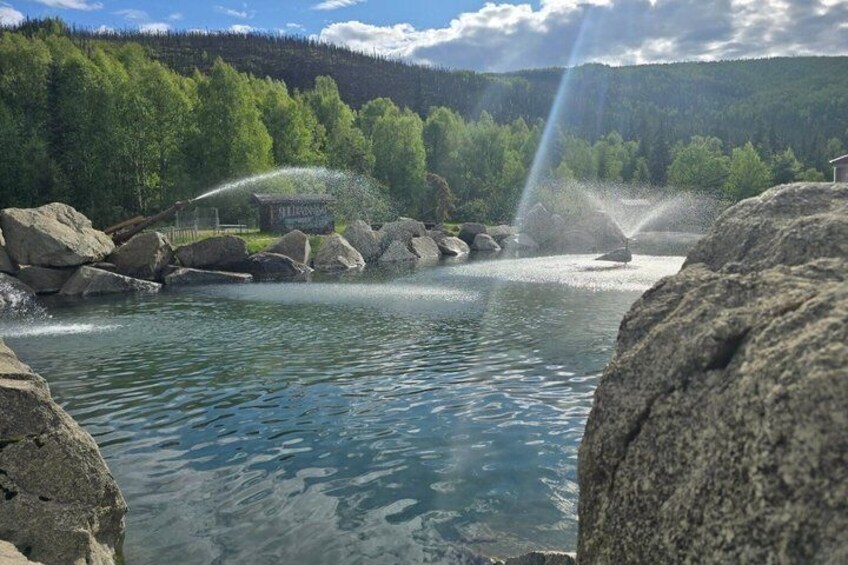 Relaxing Chena Hot Springs Soak and Ice muesum daytime 1