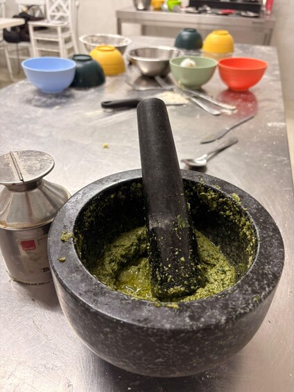 Picture 1 for Activity Naples: Hands-On Gnocchi & Tagliatelle al Pesto Class 3