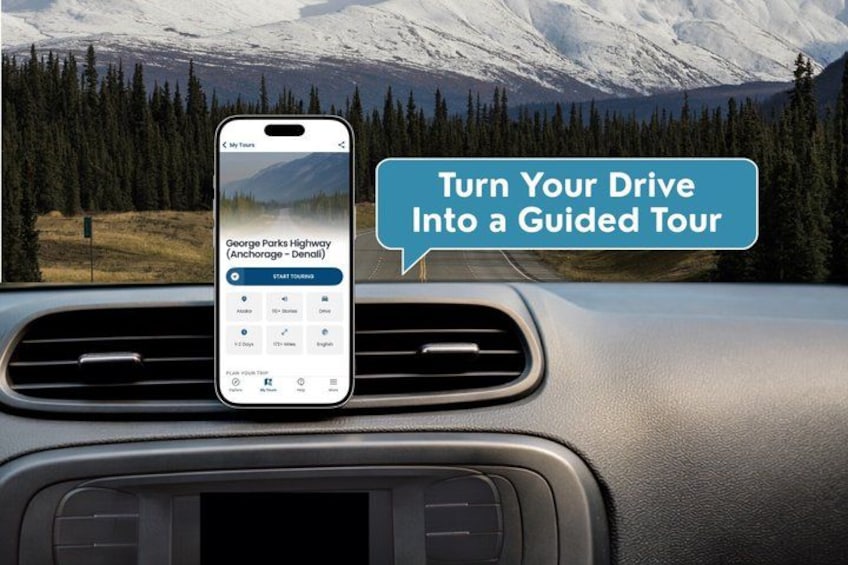 Parks Hwy: Anchorage to Denali Self-Guided GPS Audio Driving Tour 1