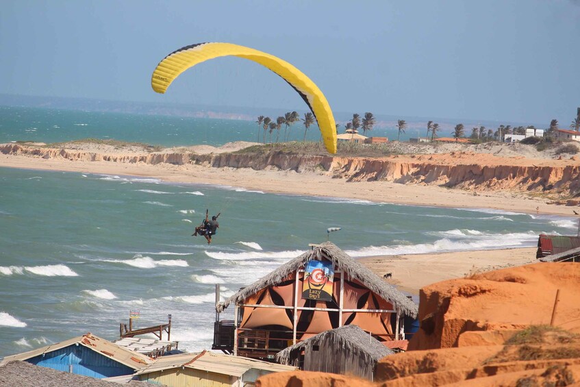 Canoa Quebrada: tandem paragliding flight 1