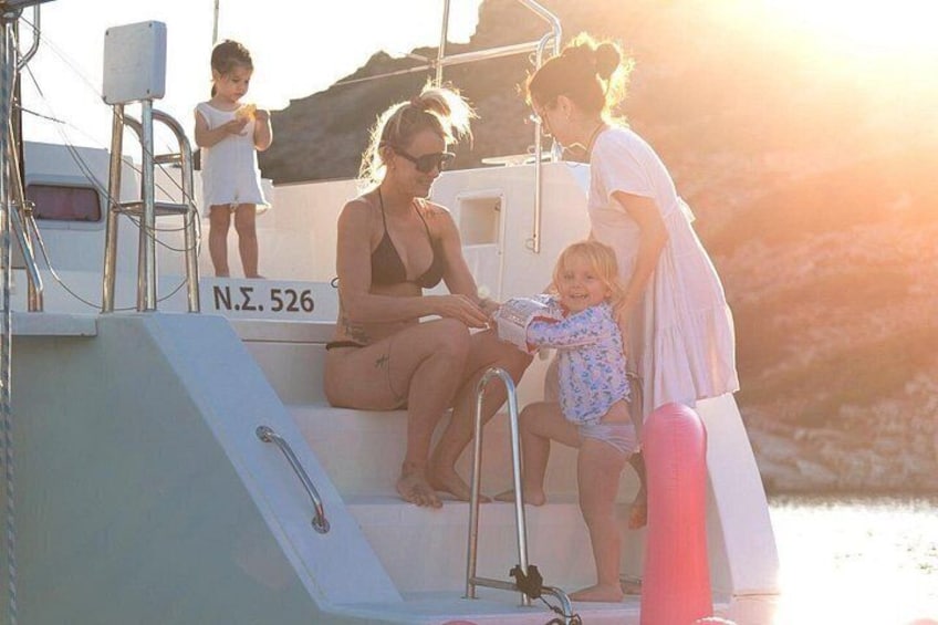 Agios Nikolaos: Private Catamaran Cruise with Meal & Drinks 3