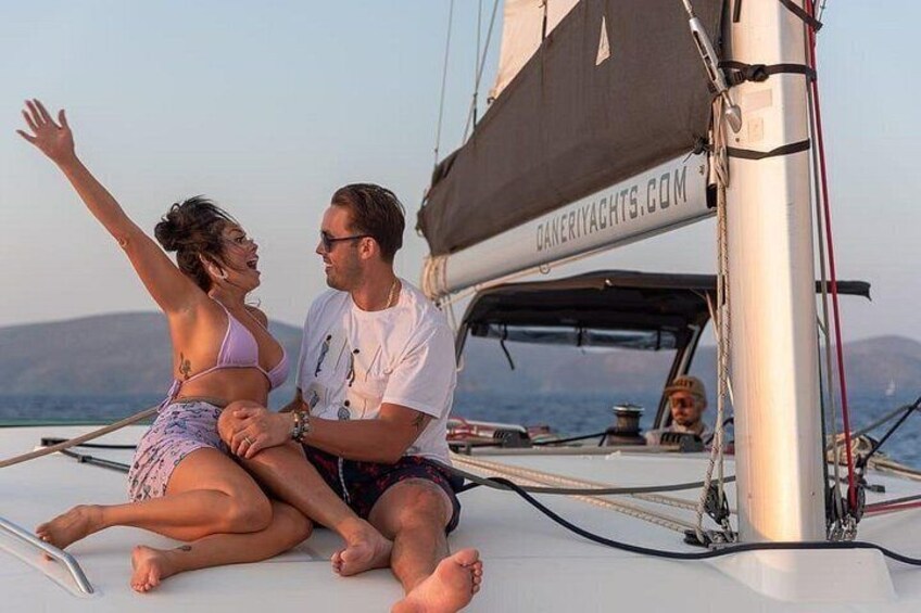 Agios Nikolaos: Private Catamaran Cruise with Meal & Drinks 2