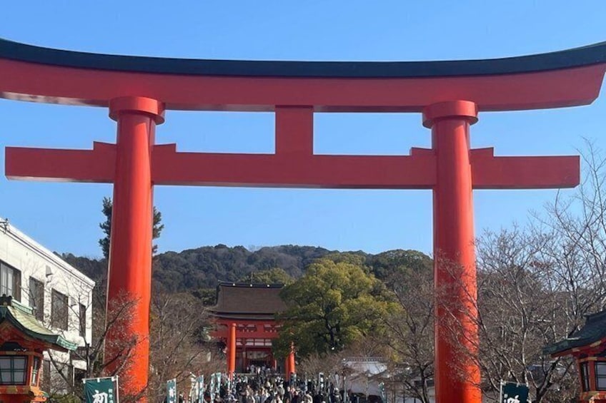 Fushimi Inari Tour & Tea Ceremony & Ikebana in Kyoto Machiya 1
