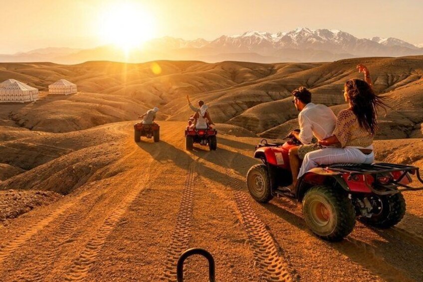 Agafay Desert Quad Biking, Camel Ride, Pool & Lunch 1