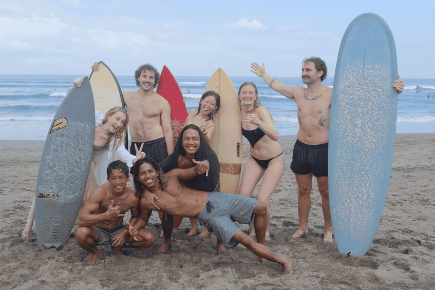 Picture 1 for Activity Bali Beginner Surf Lesson in Canggu | Small Groups 2