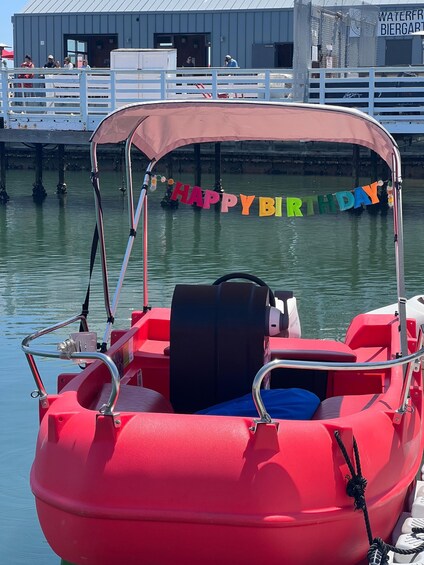 Picture 11 for Activity San Diego: Electric Boat Rental with Sunshade 3