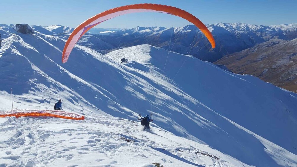 Picture 3 for Activity Queenstown: Tandem Paraglide - Winter - Coronet Peak 5400ft 3