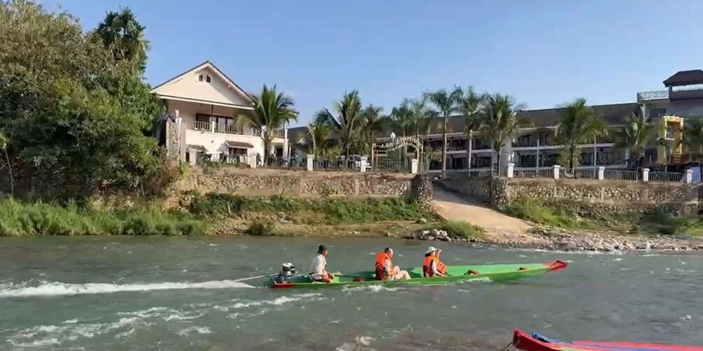 Picture 4 for Activity Vang vieng: Longtail boat&Paragliding & hotel pick-up 5