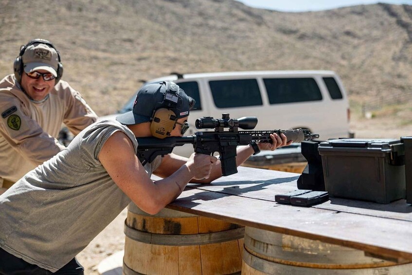 Picture 3 for Activity Las Vegas: Outdoor Shooting Range Experience with Instructor 3