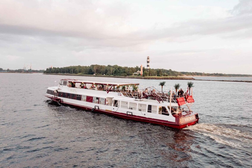 Picture 5 for Activity Riga: 2,5h Sunset trip to Sea gates - River Cruises Latvia 3
