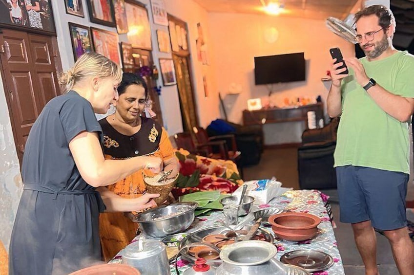 Guests enjoying a hands-on session with our chef 1