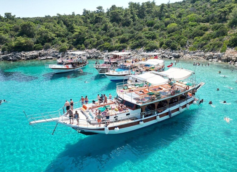 Picture 4 for Activity Bodrum: Orak Island and Meteor Bay Boat Tour with Lunch 2
