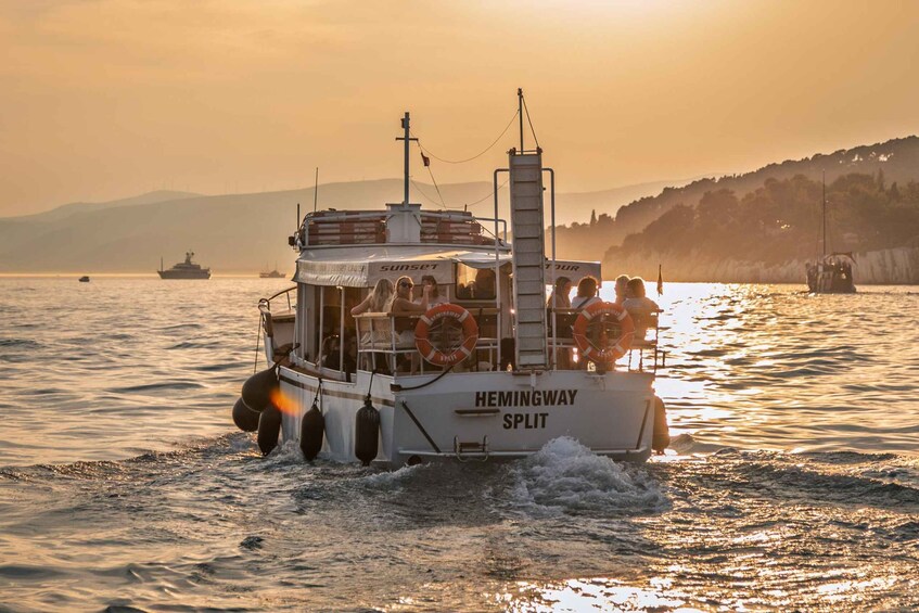 Picture 7 for Activity From Split: Evening Boat Tour with Sunset Views 5
