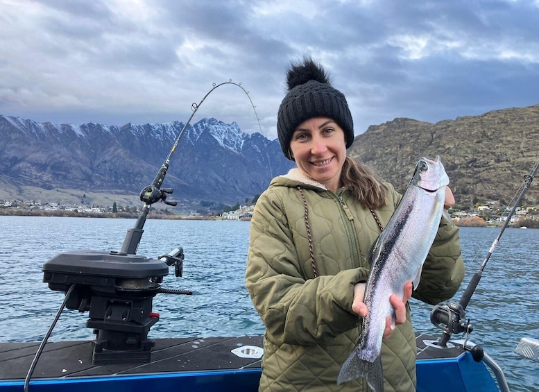 Picture 7 for Activity Lake Wakatipu: 3 Hour Fishing Adventure by Boat 5