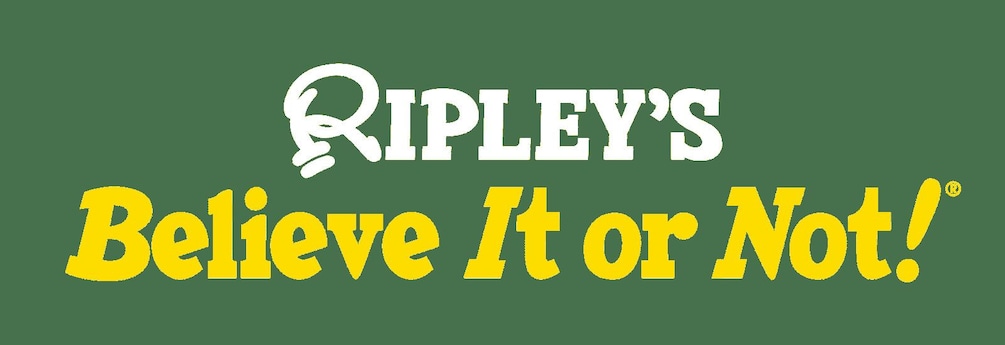 The text "RIPLEY'S Believe It or Not!" on a green background. 5