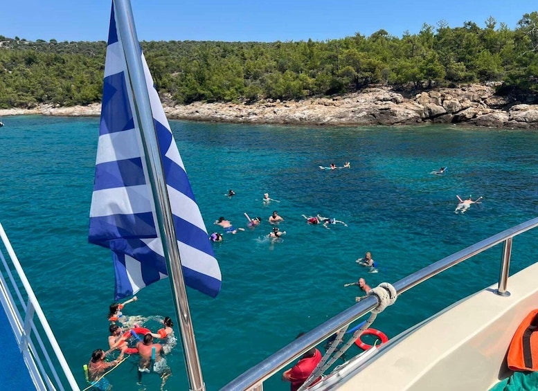 Picture 2 for Activity Thassos: Full-Day Cruise with Swimming Stops & Snack 3