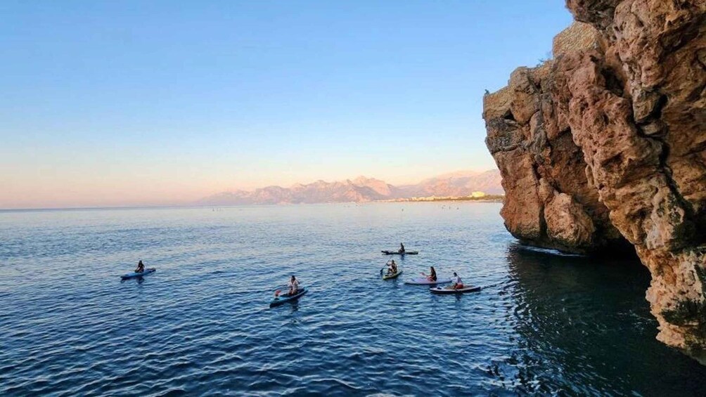 Picture 6 for Activity Antalya: Sunrise Canoeing or SUP Experience with Swim 4