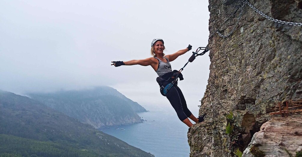 Picture 2 for Activity Cedeira: Senda do Santo Via Ferrata Route 3