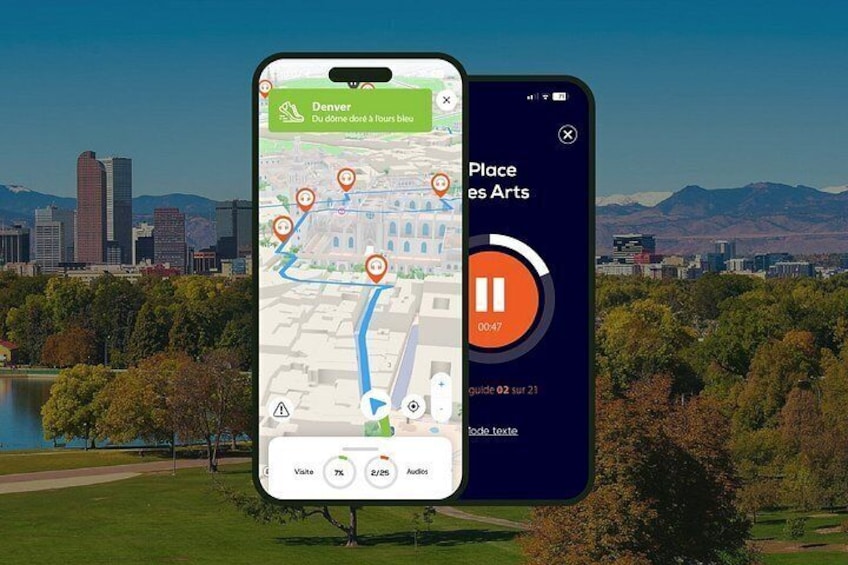 GPS Audioguide app: From Civic Center Park to the excitement of downtown (Offline). 3