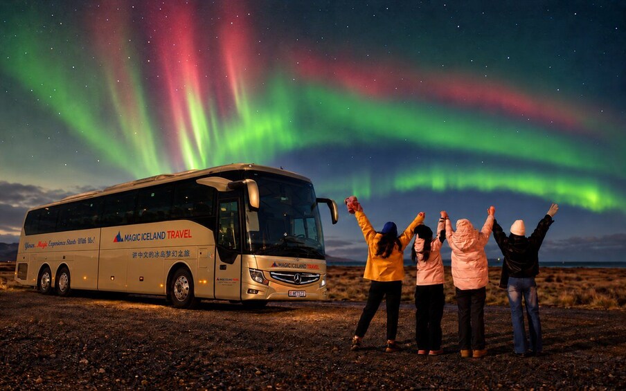 Reykjavik: Northern Lights Coach Tour with Local Hunters 1