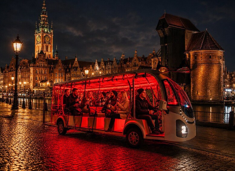 Gdansk: NO LIMIT BEER City Tour Golf Cart & Play Your Music 1