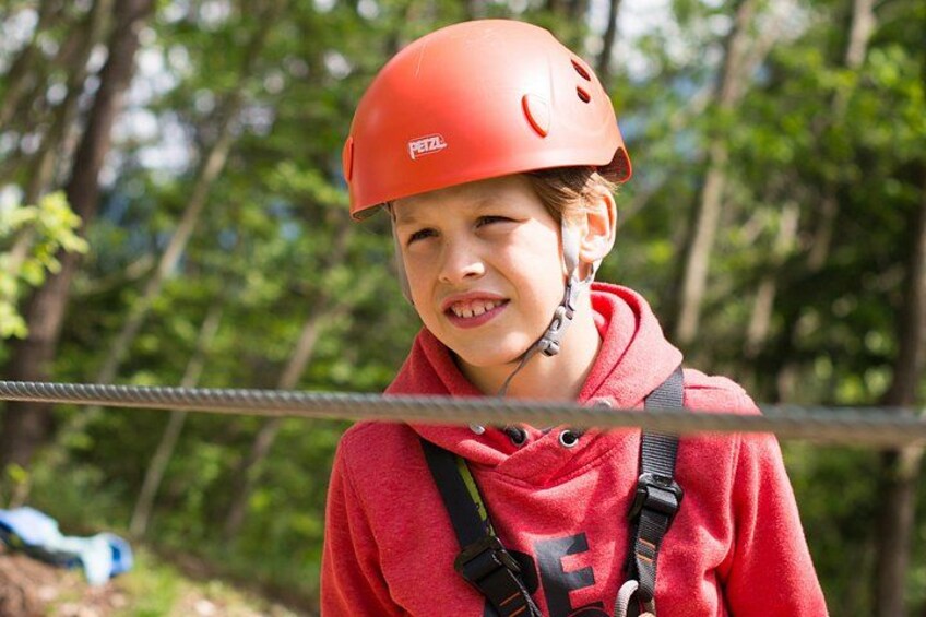 Ziplining for Families with kids 5