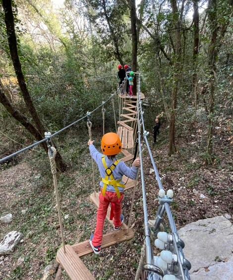 Picture 5 for Activity Nice: Tree climbing discovery for kids in a natural setting 5