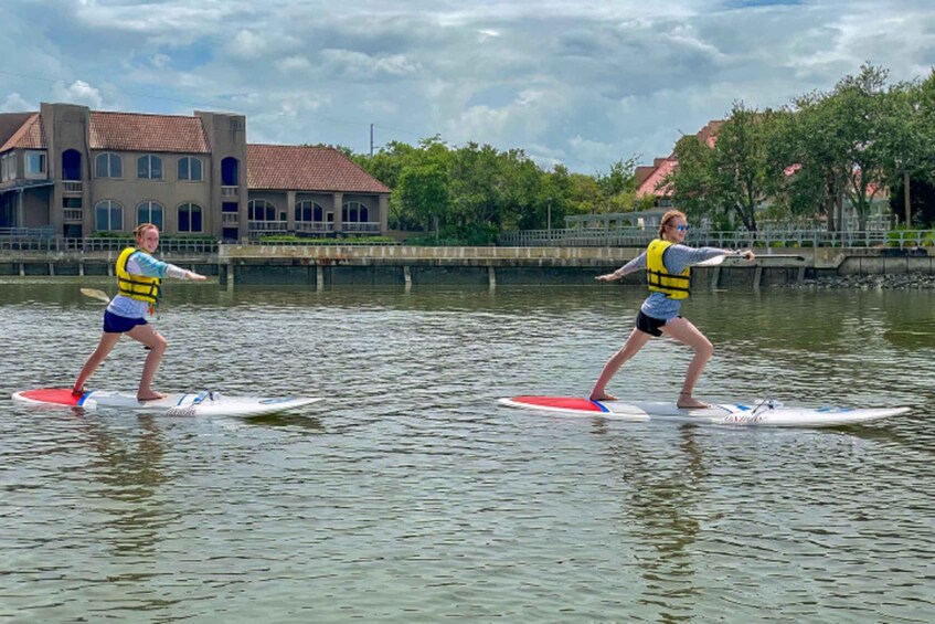 Picture 4 for Activity Hilton Head: Family Paddleboarding Adventure 5