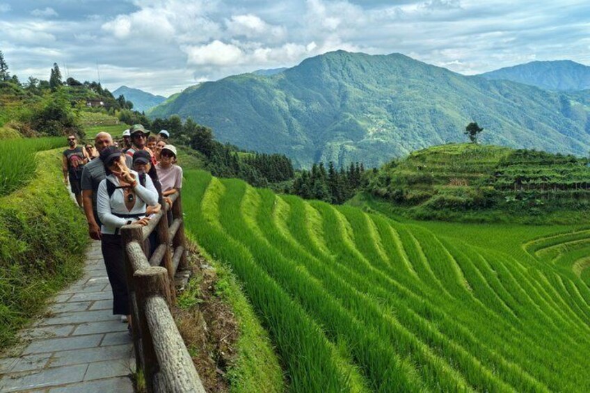 Longji Rice Terraces Group Tour Long Hair Village Guilin Pickup 3