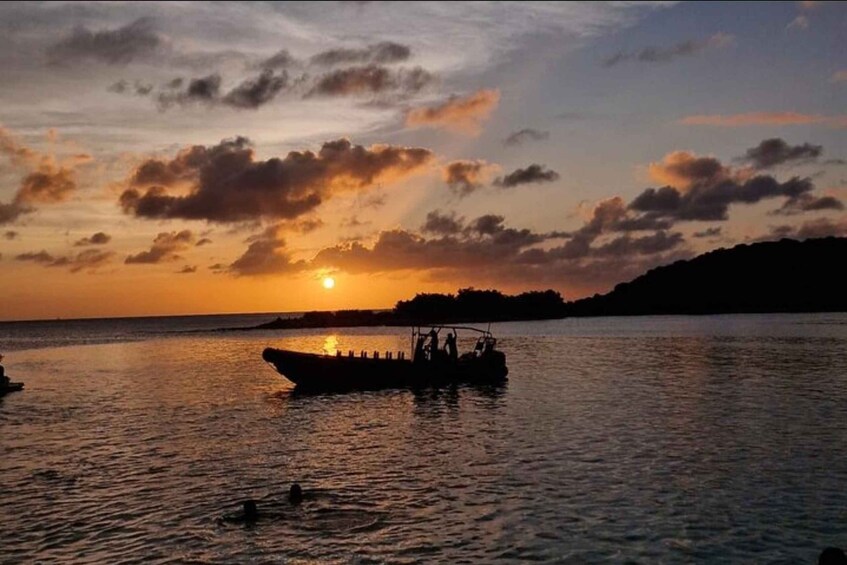 Picture 7 for Activity Curacao: Private Sunset Charter Cruise with Drinks and Bites 5