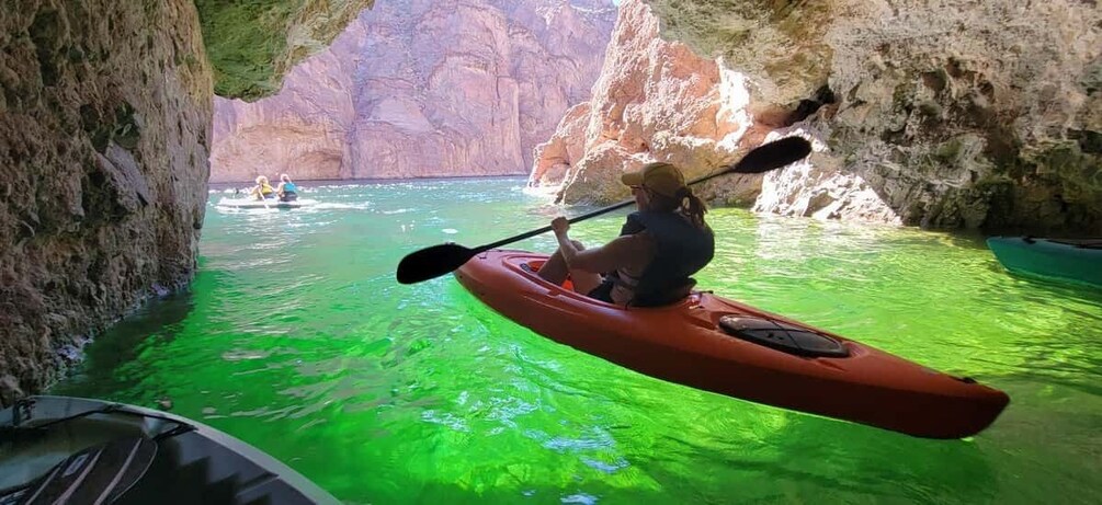 From Las Vegas: Emerald Cave Kayak Tour with Hotel Pickup 1