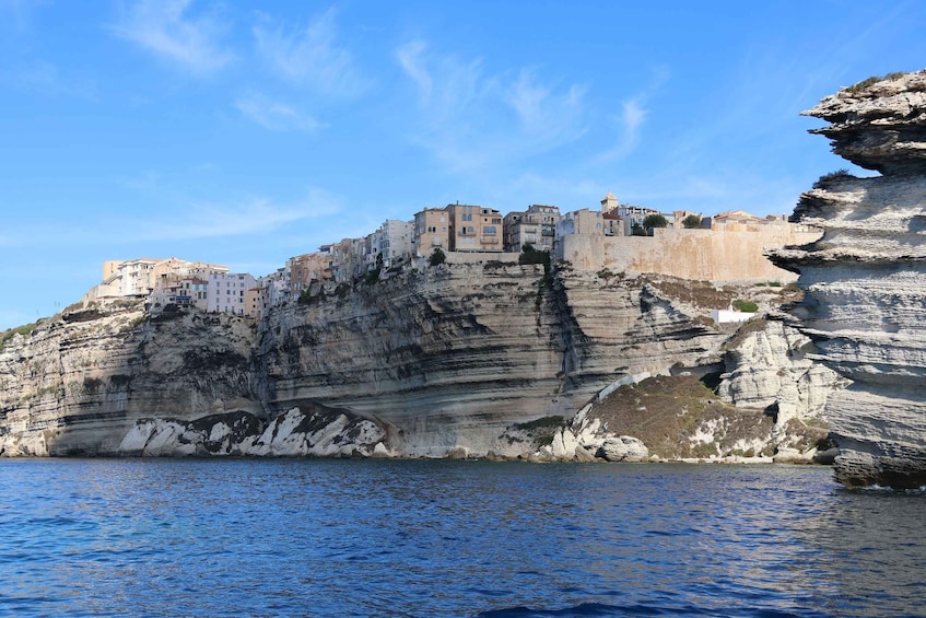 Picture 6 for Activity Bonifacio: Sunset Aperitif Dining Boat Tour 2